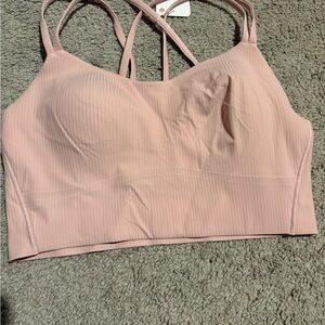 Lululemon Athletica Blush Strappy Sports Bra
